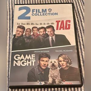 🎲 2 Film Collection DVD: Tag and Game Night 🎲